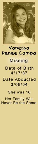 MISSING:  Vanessa Renee Campa