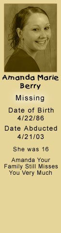 MISSING:  Amanda Marie Berry