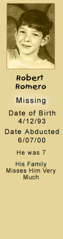 MISSING:  Robert Romero